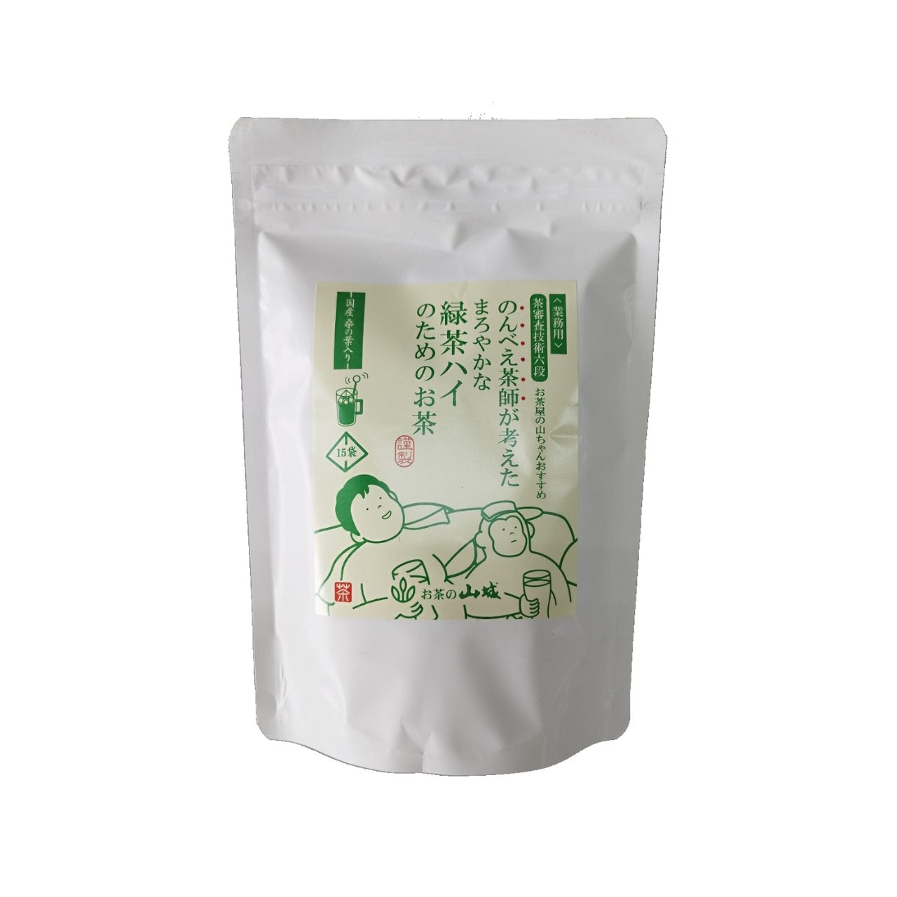 業務用のんべい茶師が考えた　緑茶ハイのためのお茶　75g(15袋)【ケース入数：12】