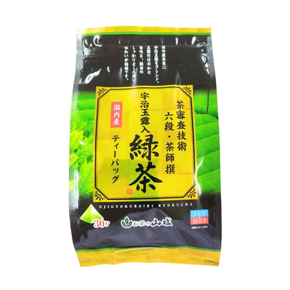 宇治玉露入り緑茶 ティーバッグ 茶審査技術六段・茶師撰　30袋　【ケース入数：12】